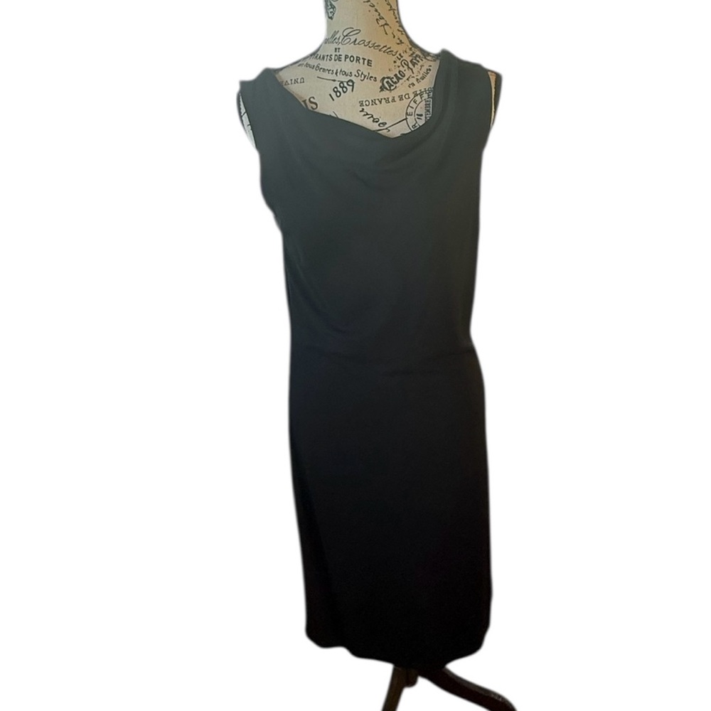 Elegant Black Sleeveless Dress, INC International Concepts, Black Dress, Sz M